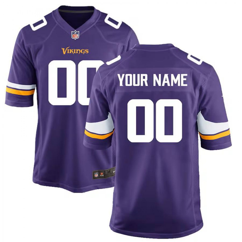 Nike Minnesota Vikings Youth Custom Game Jersey-GridironStore